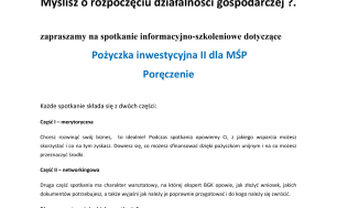 Na zdjęciu widzimy zapowiedź spotkania jak w treści artykułu